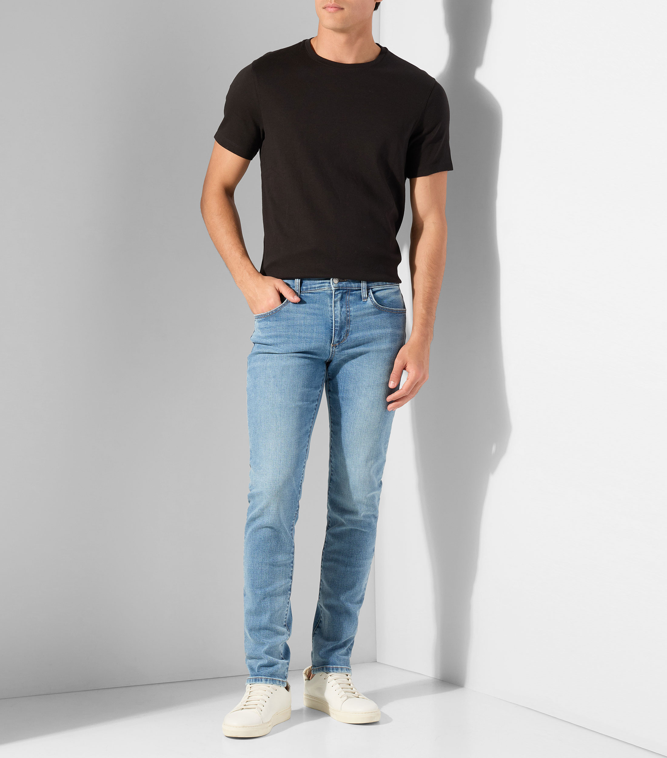 Jeans de corte slim Hombre